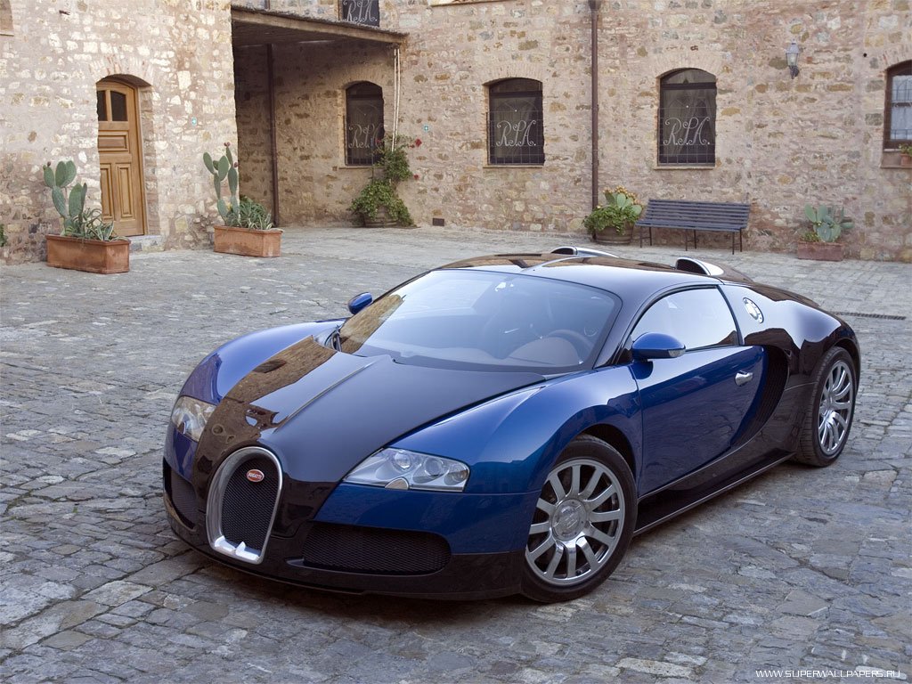 Широкоформатные обои Bugatti Veyron