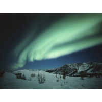 северное сияние на Аляске, скачать бесплатно картинки и обои