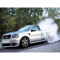 Ford F150 burnout       