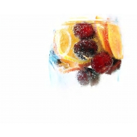Лед и фрукты - картинки на рабочий стол и обои