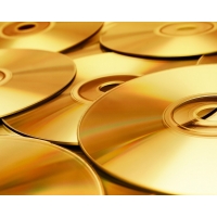 Золотые диски красивые заставки на рабочий стол