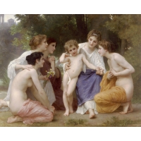 Ladmiration,  William-Adolphe Bouguereau          