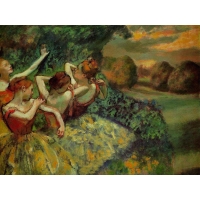Four Dancers, 1899, Edgar Degas  ,  