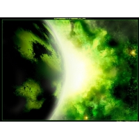 Green Nebula 3d       