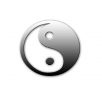 Китайский знак Инь и Янь - скачать обои для рабочего стола и картинки, тема - 3D-графика