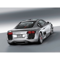 Audi R8 вид сзади - большие обои и картинки для рабочего стола, рубрика - авто и мото