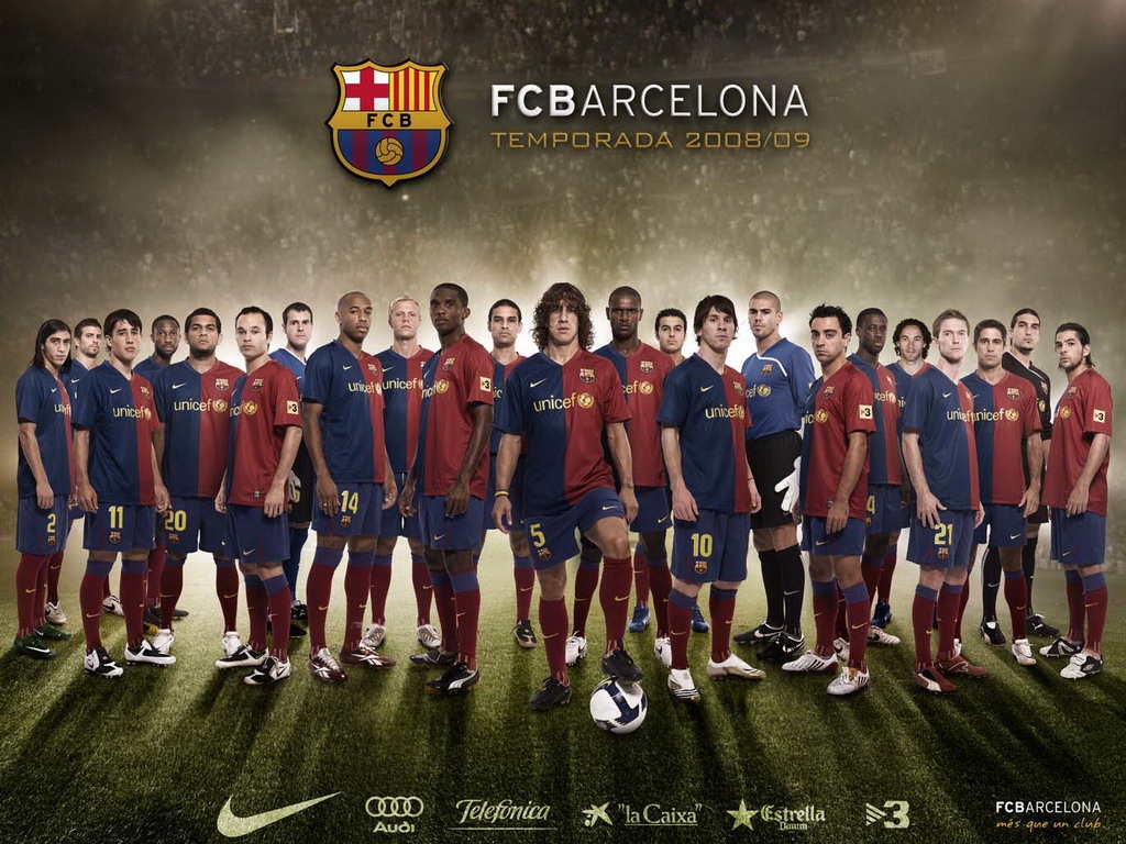 Футбольная команда Барселона обои