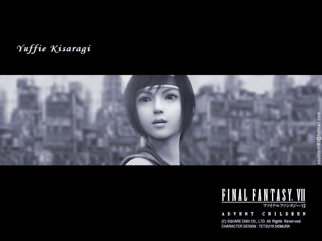 Девушка из мультика-фильма Final Fantasy обои