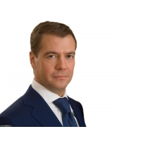 Глава РФ, Дмитрий Анатолиевич Медведев на фото широкоформатные обои