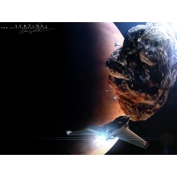 Большой астероид летящий на Землю - обои, картинки и фото скачать бесплатно, космос