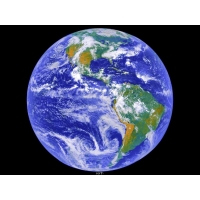 Западное полушарие Земли - скачать бесплатно картинки и обои, рубрика - космос