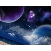Звездное небо взгляд из космоса - картинки и заставки на рабочий стол, тема - космос