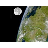 Вид из космоса вид на зелёную планету, картинки и прикольные обои на рабочий стол