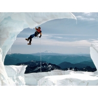 Скалолазания по горам со льдом - картинки и красивые обои, обои спорт