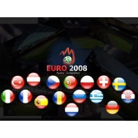 EURO 2008 Флаги играющих стран, картинки, заставки рабочего стола скачать бесплатно