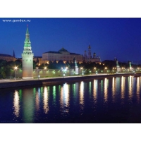 Ночная Москва, скачать картинки на комп и обои для рабочего стола