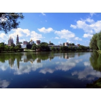 Город Москва и москва река обои для рабочего стола, скачать обои для рабочего стола и фото