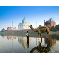 Yamuna River Agra Uttar Pradesh - India       