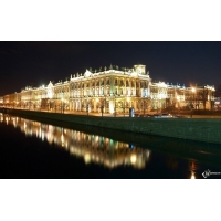 Ночной город Санкт-Петербург скачать картинки на комп и обои для рабочего стола