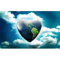 Земля-сердце / Earth Heart картинки, широкоформатные обои и большие картинки