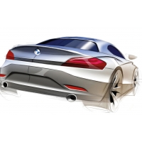 BMW Z4 Roadster Sketch ,       windows