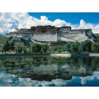 Громадная постройка в Тибете - заставки на рабочий стол и прикольные картинки