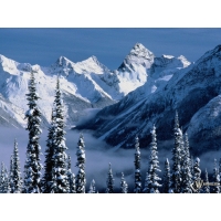 Снежные горы картинки и обои на рабочий стол 1024 768