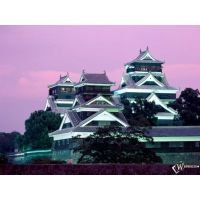 Замок Кумамото в Японии картинки и обои - оформление рабочего стола