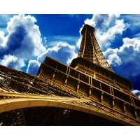 Париж, Эйфелевая башня- фоновые рисунки рабочего стола бесплатно