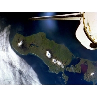 Вид из космоса фото обои и картинки