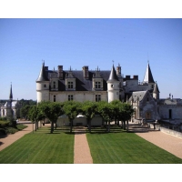 Франция, замок Амбуаз широкоформатные обои и большие картинки