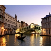 Италия, Венеция, мост Риальто гламурные картинки на рабочий стол и обои для рабочего стола