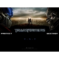 Трансформеры protect vs destroy - картинки, заставки на рабочий стол бесплатно, тема - фильмы