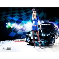 Девушка из игры Lada Racing Club - фото на рабочий стол и картинки, тема - авто и девушки