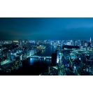 Ночной город с высоты - бесплатные картинки на рабочий стол и обои