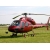Красный вертолет на газоне - красивые заставки на рабочий стол, рубрика - авиация
