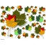 (1024х768, 274 Kb) Разноцветные листья клена в стиле ХП - скачать бесплатно картинки и обои, компьютер