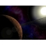 (1024х768, 136 Kb) Серая планета в кольце астероидов, картинки и обои на рабочий стол компьютера скачать бесплатно