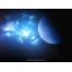 (1024х768, 302 Kb) Santhetic Intonation синий свет в космосе, картинки и рисунки для рабочего стола