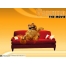 (1024х768, 138 Kb) Garfield на диване в чёрных очках, картинки и обои на рабочий стол компьютера скачать бесплатно