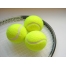 (1024х768, 180 Kb) Теннисная ракетка и тремя мячами - картинки и заставки на рабочий стол, спорт
