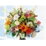 (1024х768, 279 Kb) Яркий букет весенних цветов стоящих на подоконнике, лучшие картинки на рабочий стол, обои для рабочего стола