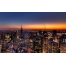 (1280х800, 260 Kb) New York закат над городом скачать бесплатно картинки на комп и обои