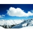 (1600х1200, 466 Kb) Снежные склоны под облаками - бесплатные картинки на рабочий стол и обои