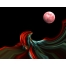 (1280х1024, 139 Kb) Розовая луна 3d фотообои для рабочего стола и картинки